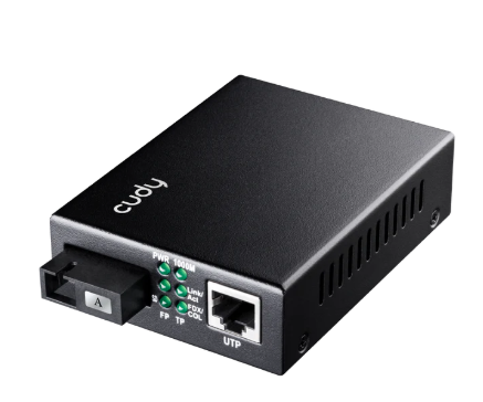 [MC100GSB-20B] CUDY CONVERTIDOR DE MEDIOS GIGABIT ETHERNET FIBRA SC WDM BIDIRECCIONAL 20KM MC100GSB-20B