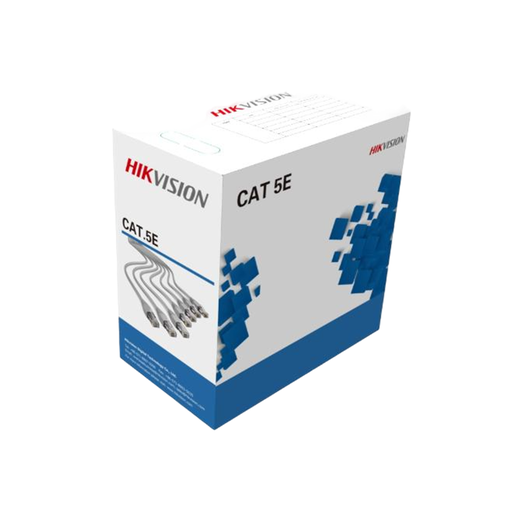 [DS-1LN5E-E-E] BOBINA UTP HIKVISION CAT5 100% COBRE 305M INTERIOR