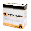 BOBINA UTP WIREPLUS+ CAT6 INTERIOR 305M