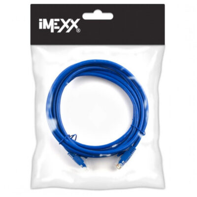 CABLE DE RED PATCH CORD IMEXX CAT6 AZUL 7.62M IME-12981