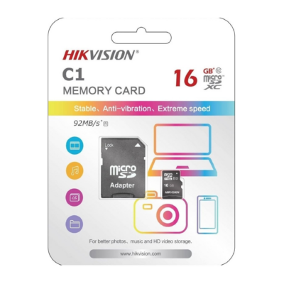 MEMORIA HIKVISION MICRO SD 16GB HS-TF-C1-16GB